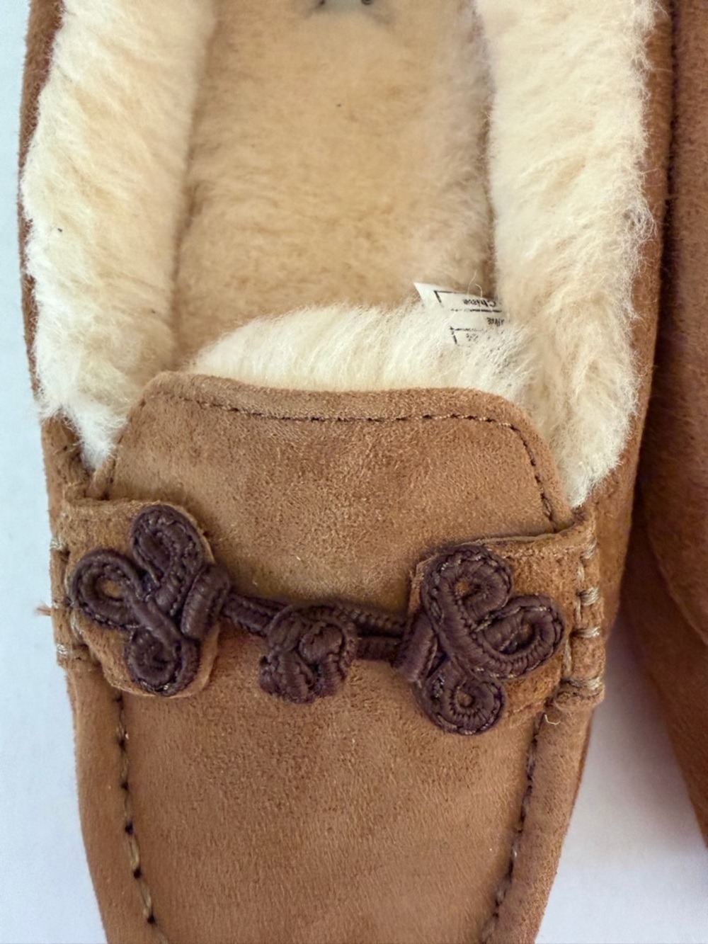 UGG Australia W Suki Moccasin Slippers - Chestnut - Size 7 - New in Box! - Picture 6 of 11